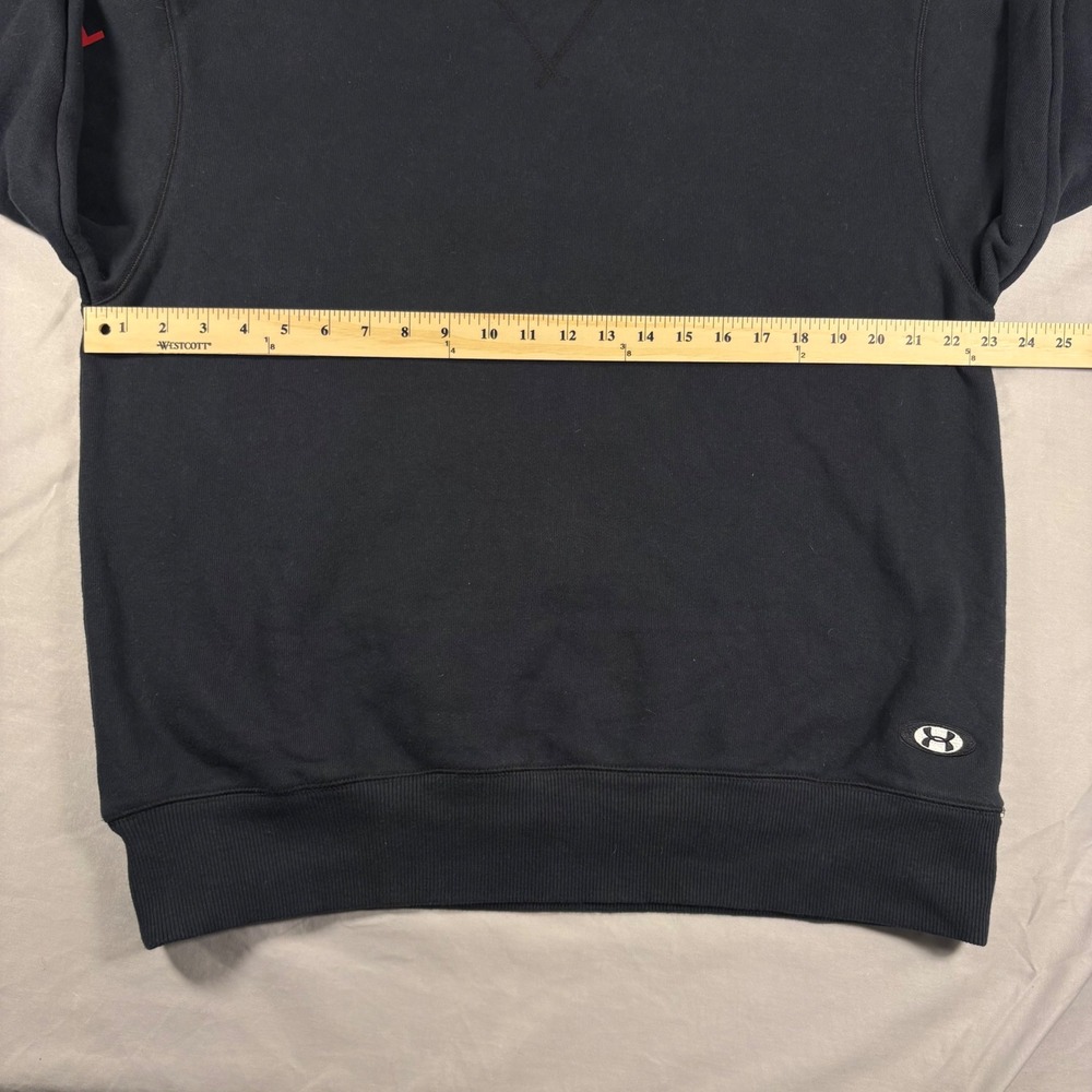 Under Armour Mens Black Originators of Performance Crewneck Sweatshirt 1345595 L - Picture 5 of 7